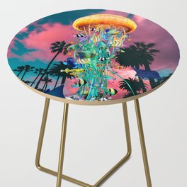 Electric Jellyfish In California Side Table