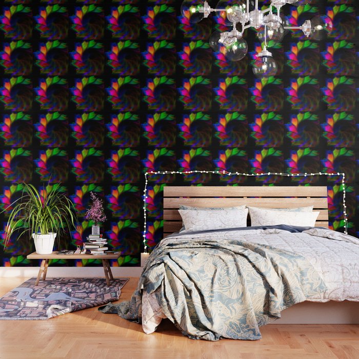 Neon Shapes Wallpaper