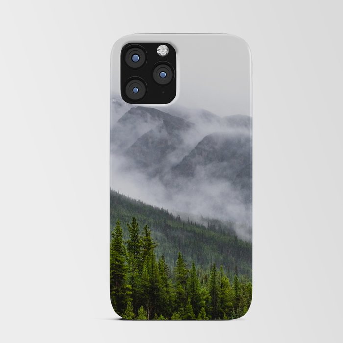 Jasper National Park Fog | Landscape Photography iPhone Card Case