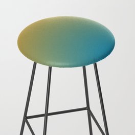 Healing Blue and Orange  Aura Gradient Ombre Sombre Abstract  Bar Stool