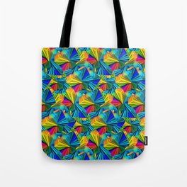 Motley paper feather fans Tote Bag