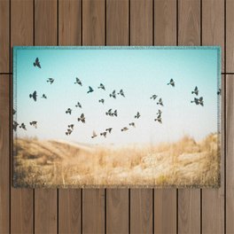 Birds of a Feather Flock Together Outdoor Rug