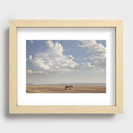 West Texas Recessed Framed Print