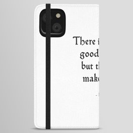 Hamlet - Shakespeare Inspirational Quote iPhone Wallet Case