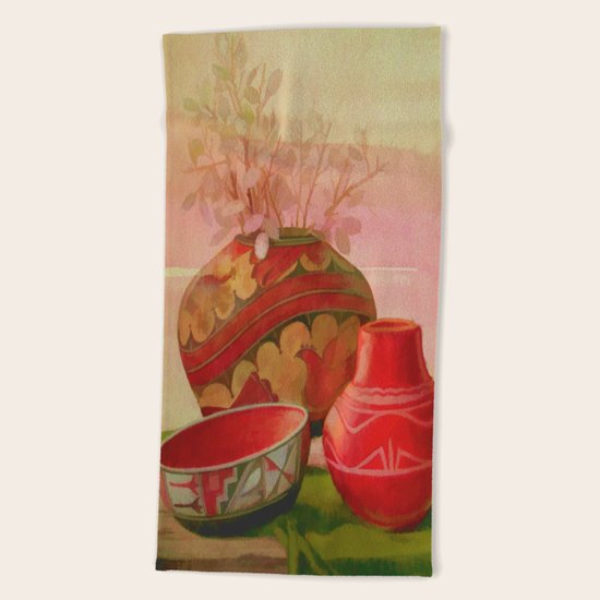 Pottery Beach Towel