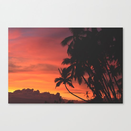 Palm Tree Majesty Canvas Print