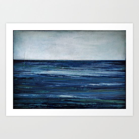 abstract seascape Art Print