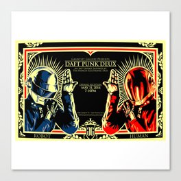 Daft Punk Deux Canvas Print