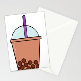 Boba tea Stationery Cards