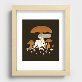 Mushroom Meditation Recessed Framed Print