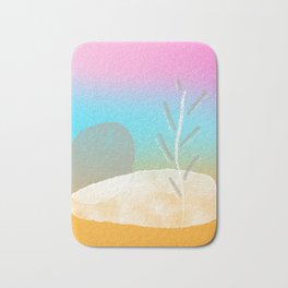Twig Garden - Minimalistic Abstract Graphic Bath Mat