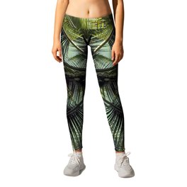 Tropical summer breeze Leggings | Wanderlust, Digital, Photo, Summervibe, Relaxed, Chillout, Nature, Goodtime, Palm, Tree 