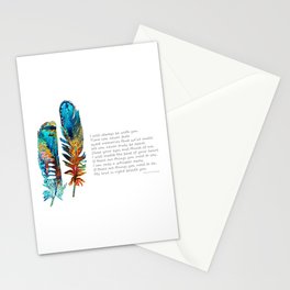 Beside You - Colorful Comforting Art - Sharon Cummings Stationery Card
