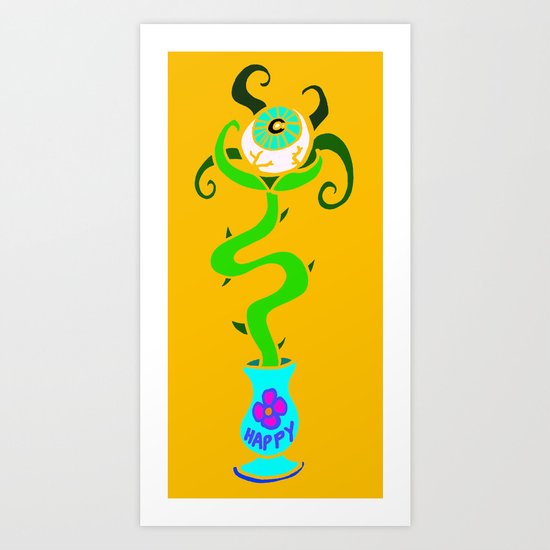 Happy Art Print
