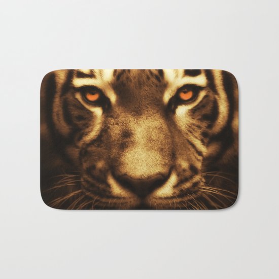 Midnight Tiger Bath Mat