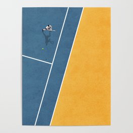 Tennis Player Poster