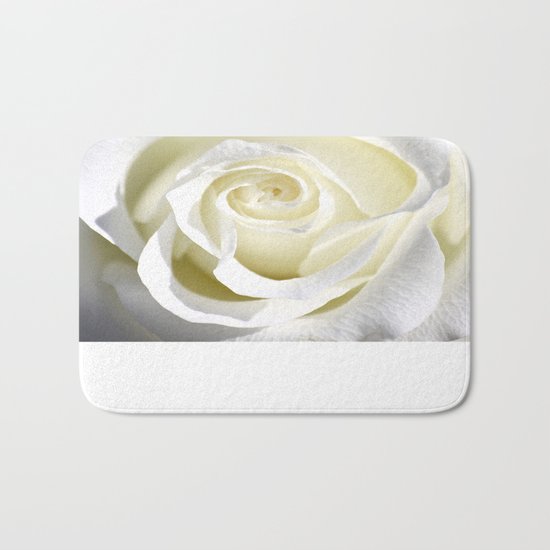 White Rose Bath Mat