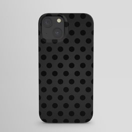 BlackPolka Dots G61 iPhone Case