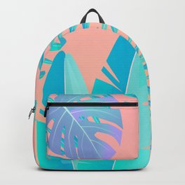 Tropics ( monstera and banana leaf pattern ) Backpack