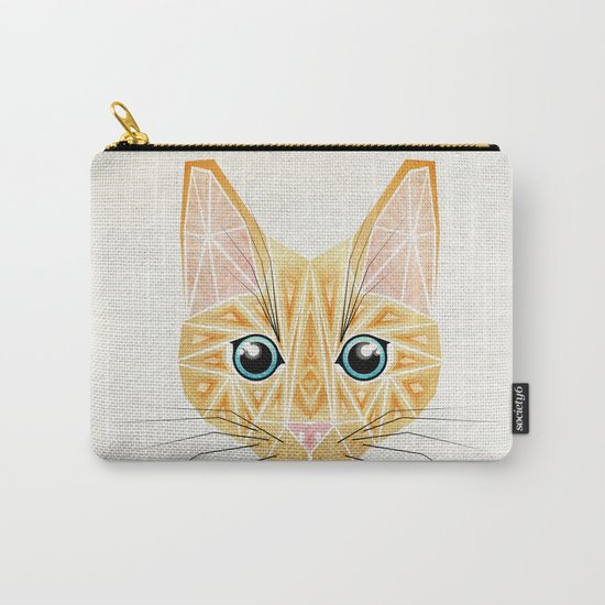 orange cat Carry-All Pouch