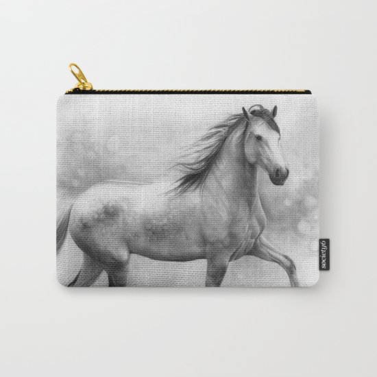 Horse II - pencil drawing Carry-All Pouch
