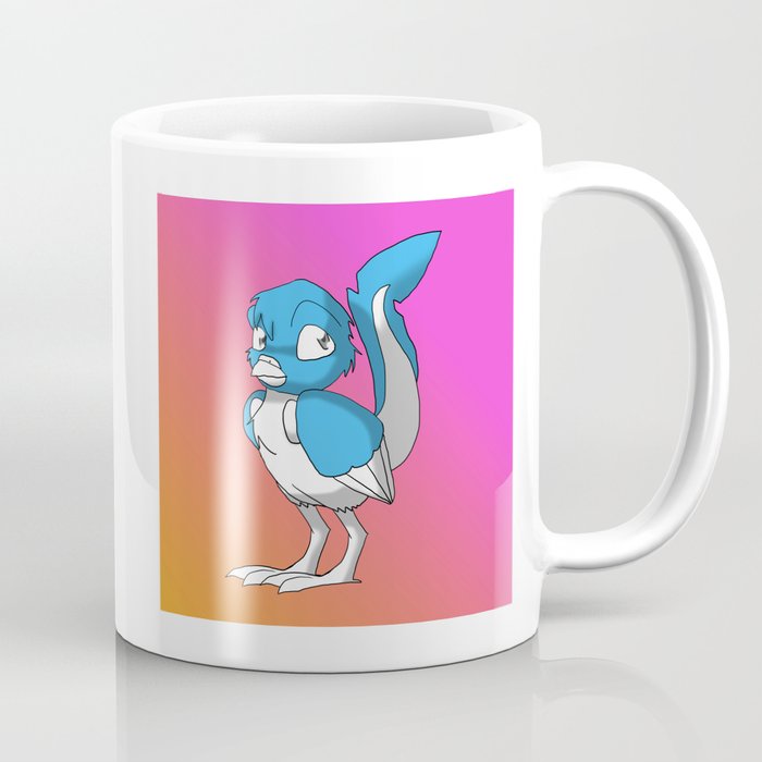 Light Blue Color Or Paint Your Own Reptilian Bird 3 Artofganenek Animal Coffee Mug Light Blue Color Or Paint Your Own Reptilian Bird 3 Artofganenek Animal Coffee Mug