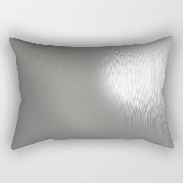 Silver Rectangular Pillow