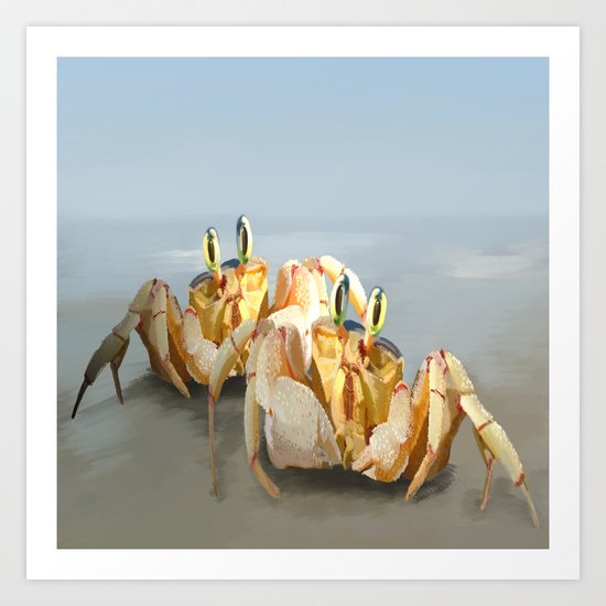 Two Pairs of Eyes Art Print