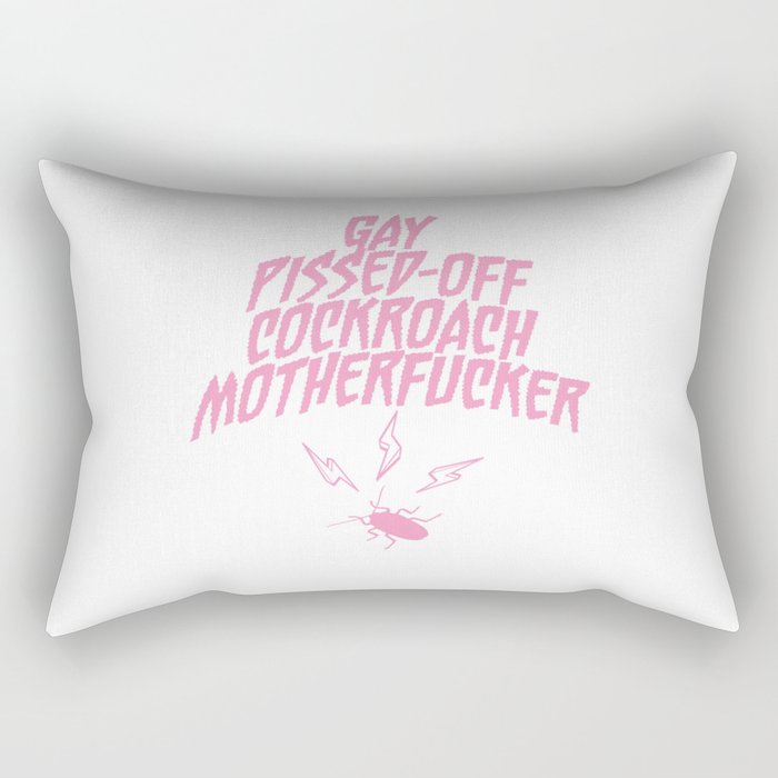 gay cockroach Rectangular Pillow