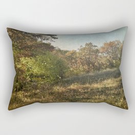 Vintage postcard countryside forest Rectangular Pillow