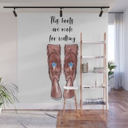 Boots Wall Mural