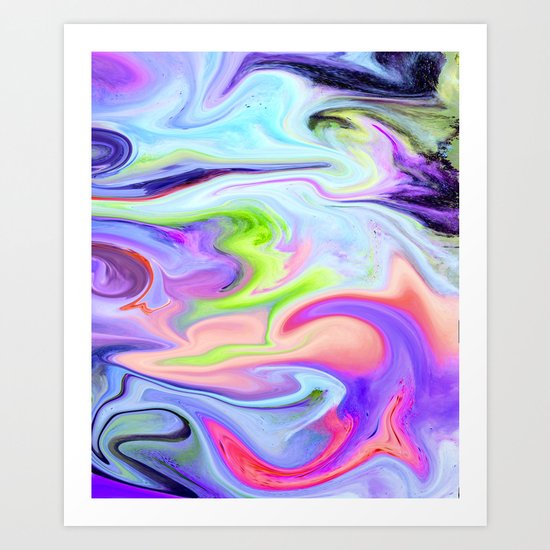 MARBLE 3 Art Print