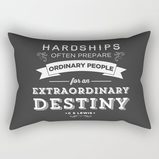 CS Lewis - Extraordinary Rectangular Pillow