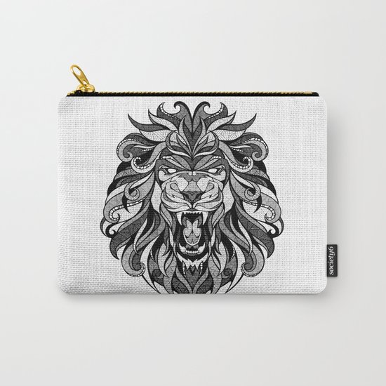 Angry Lion - Drawing Carry-All Pouch