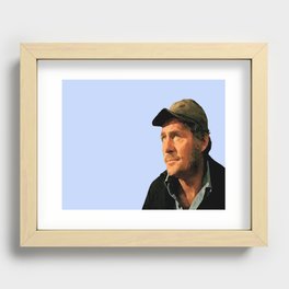 YOU ALL KNOW ME.....Quint from JAWS Recessed Framed Print