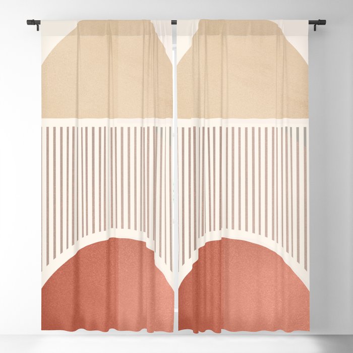 Minimal Geometric Shapes 93 Blackout Curtain