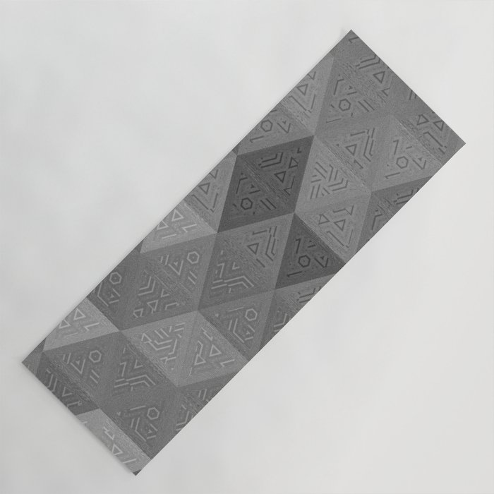 patterned yoga mat