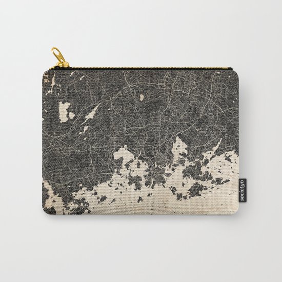 helsinki map ink lines 2 Carry-All Pouch