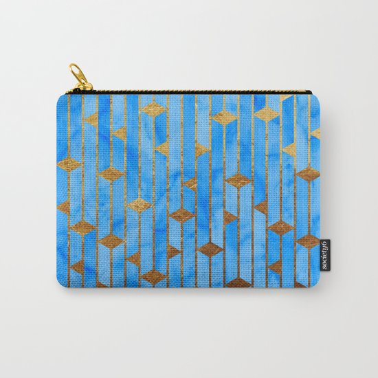 Blue Marble Skyscrapers Carry-All Pouch