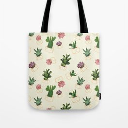 succulents pattern Tote Bag