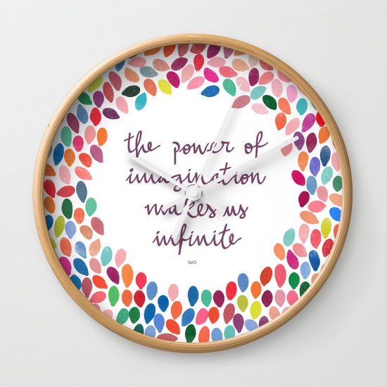 Imagination by Anna Carol & Garima Dhawan Wall Clock