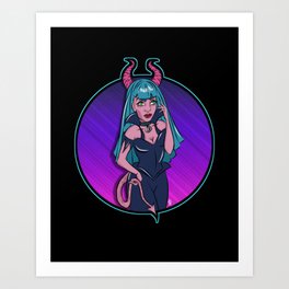 Devil Woman Art Print