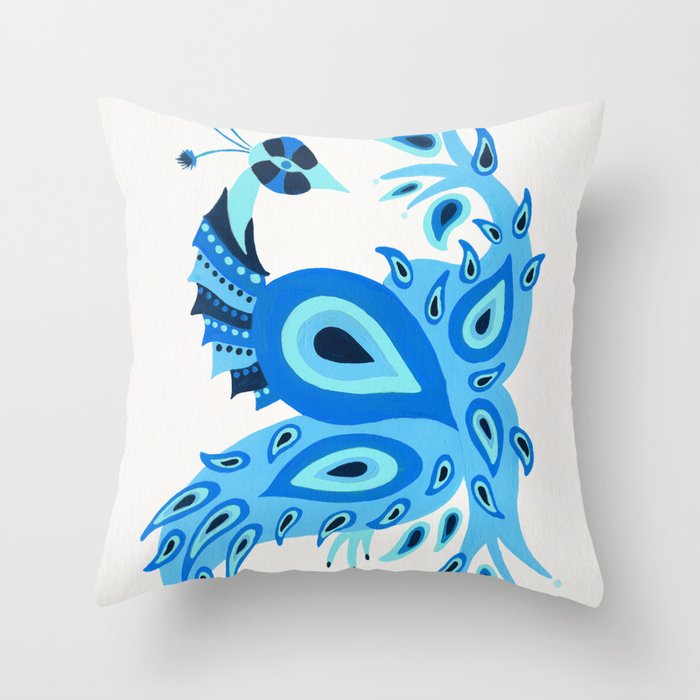 Ice blue shop pillows