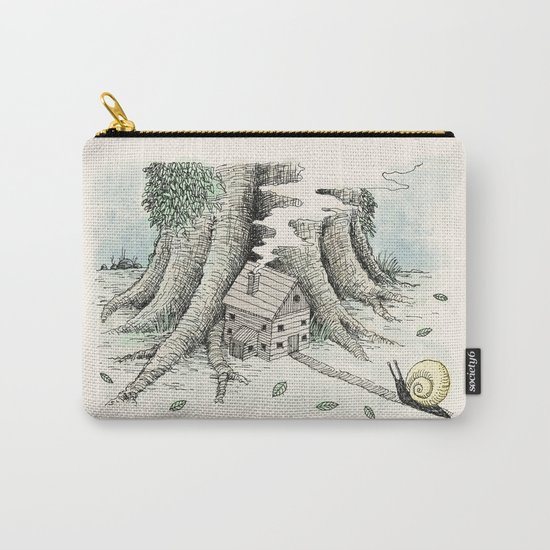 'A Visitor' (Colour) Carry-All Pouch