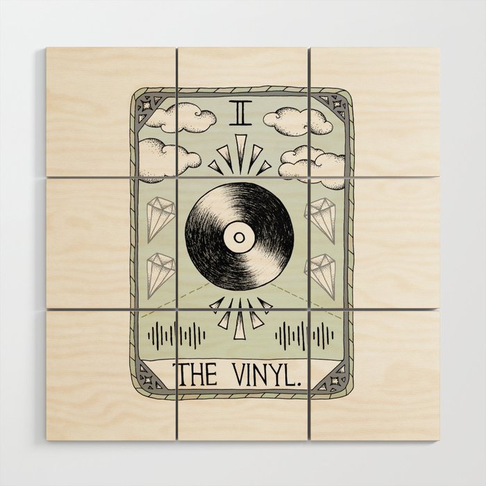 The Vinyl Wood Wall Art