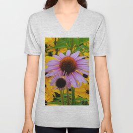 WY Botanical V Neck T Shirt