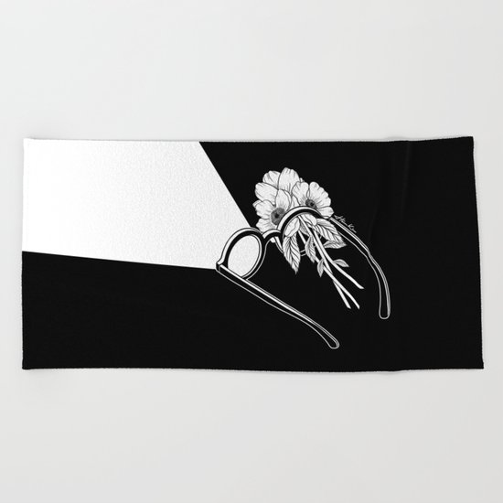 One Headlight Beach Towel