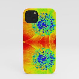Fire Flowers iPhone Case