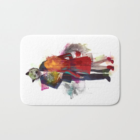 Red Riding, I Am Not Your Wolf Bath Mat
