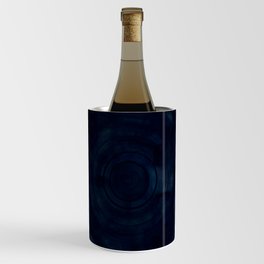 Dark Blue Circle Wine Chiller